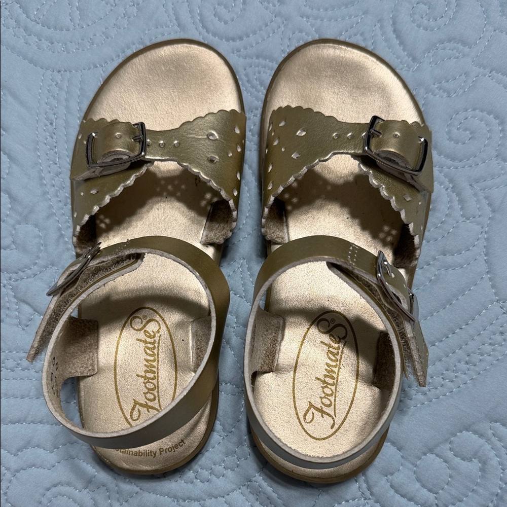 FootMates Kids Sandals - Metallic Gold